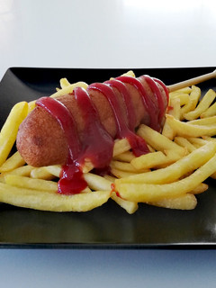 Φωτογραφία της συνταγής Cheese corn dog αλά Κορέα