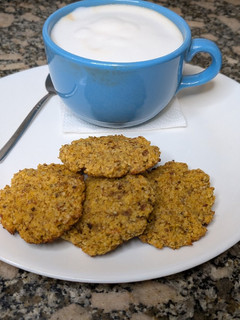 Una foto de Galletitas de naranja y coco Sin azúcar, Sin edulcorante y Sin Tacc