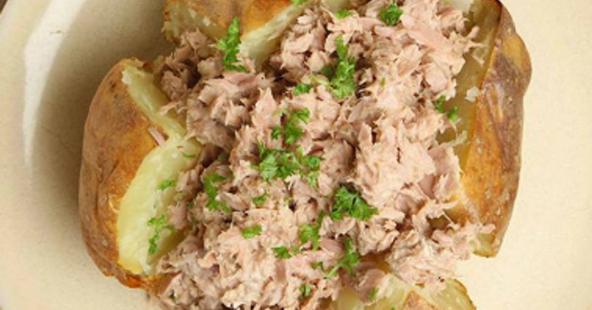 Tuna Stuffed Potatoes Recipe by Piyush Shah Cookpad