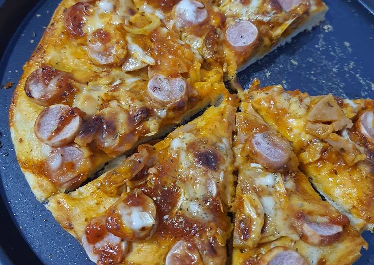 Pizza crunchy (roti tdk lembek)