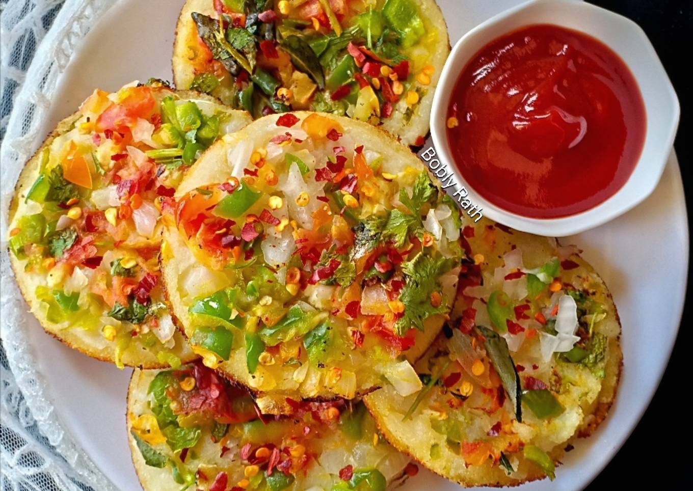 Poha uttapam