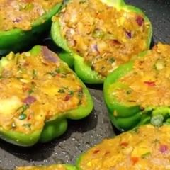 A picture of Stuffed Capsicum.