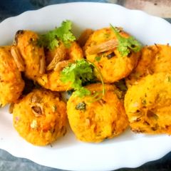 A picture of Air Fryer Leftover Rice & Carrot Cutlets.