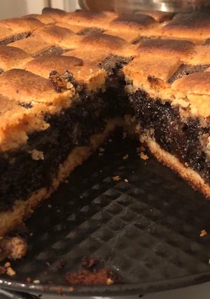 Aszalt szilvás-narancsos mákos pite recept fotója