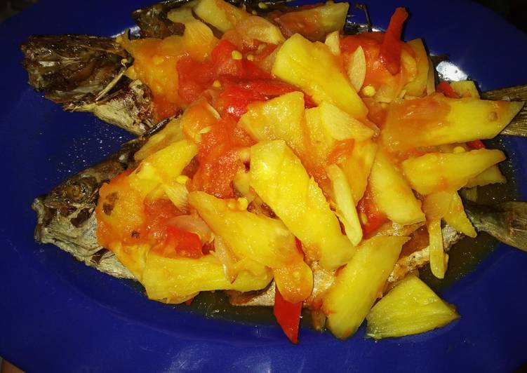 Proses memasak Malajang Sambal Nanas, Lezat Sekali