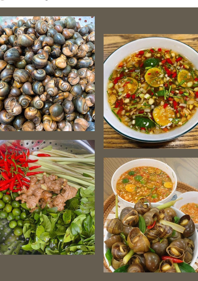 Hình của món Ốc luộc.