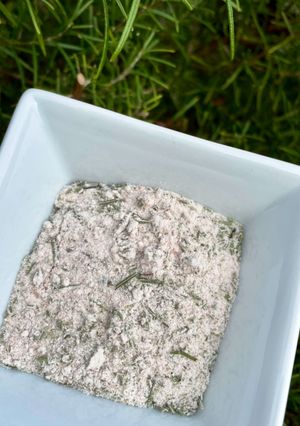 A picture of Fresh Rosemary Salt 🌿.