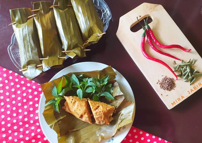 Resep: Pepes Kari Ayam Cincang #163 Gampang