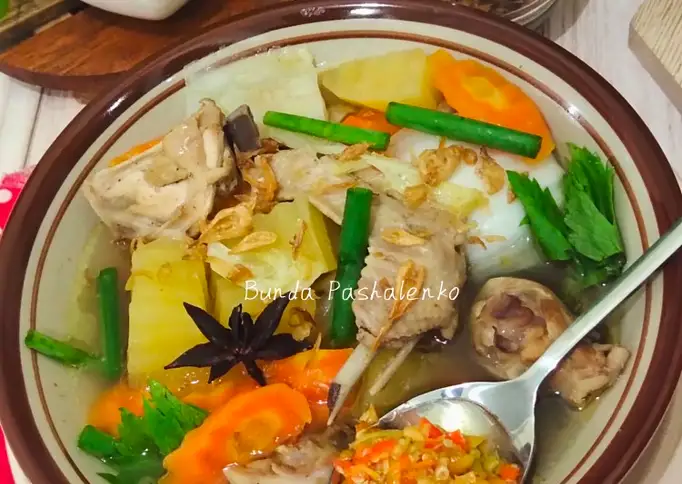 Sop Ayam Ala Pak Min Klaten
