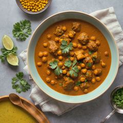 Spiced Lamb Curry Harmony with Chana Dal A picture of Spiced Lamb Curry Harmony with Chana Dal.