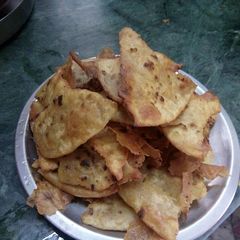 A picture of Fried Roti... Left over roti recipe.