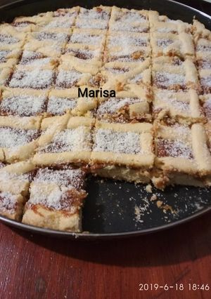 Una foto de Pasta Frola XL de dulce de leche, sencilla