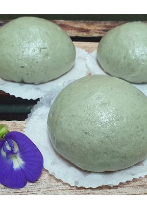 Foto resep Pao Kukus Biru