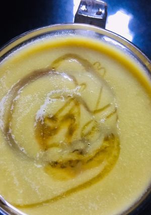 A picture of Avocado nuts smoothie.
