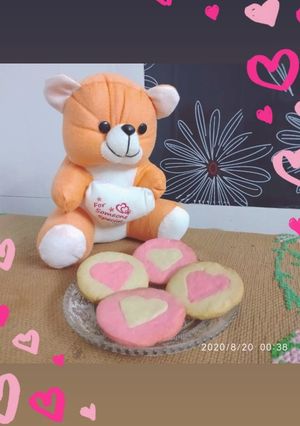 A picture of Condensed milk Cookies.