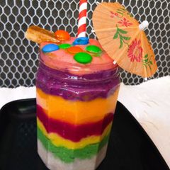 Rainbow smoothie A picture of Rainbow smoothie.