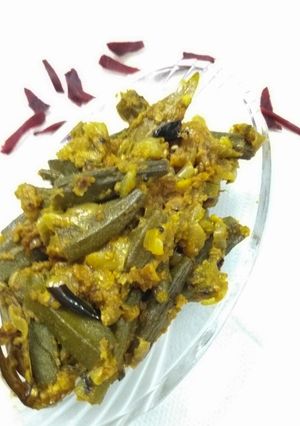 A picture of Bhindi Lababdar.
