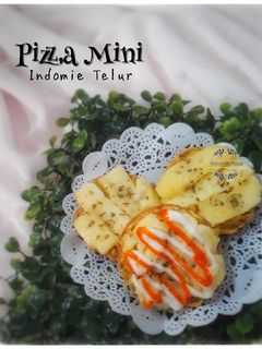 Foto resep Pizza Mini Indomie Telur