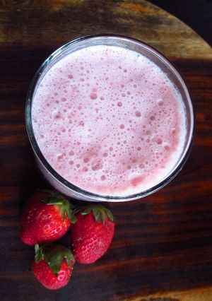 A picture of Chilled Strawberry Milkshake.