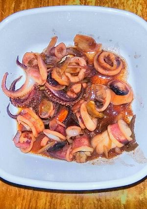 Foto resep tumis cumi sederhana