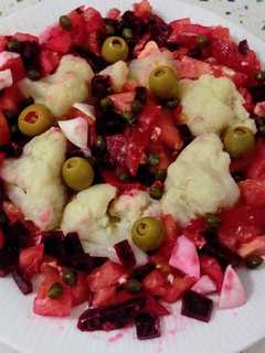 Foto principal de Ensalada de coliflor y remolacha