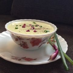 A picture of Creamy corn chowder.