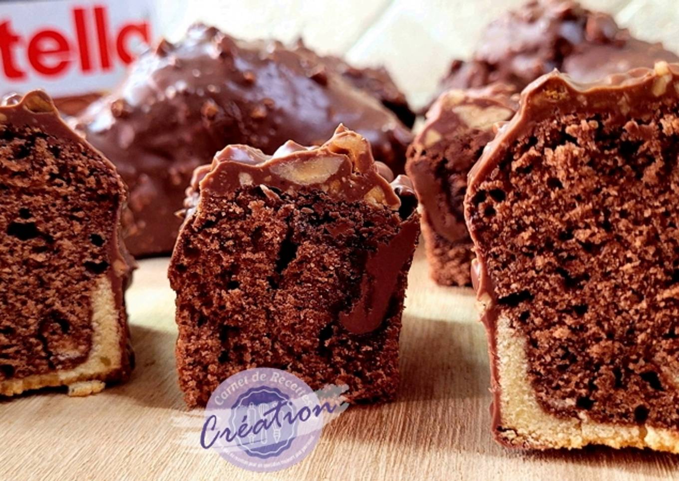 🍫Petits marbrés Nutella façon rochers