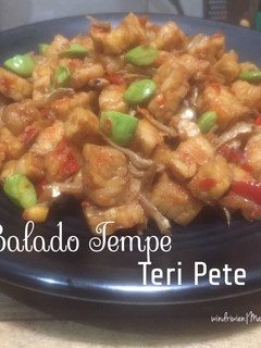 Foto resep Balado Tempe Teri Pete