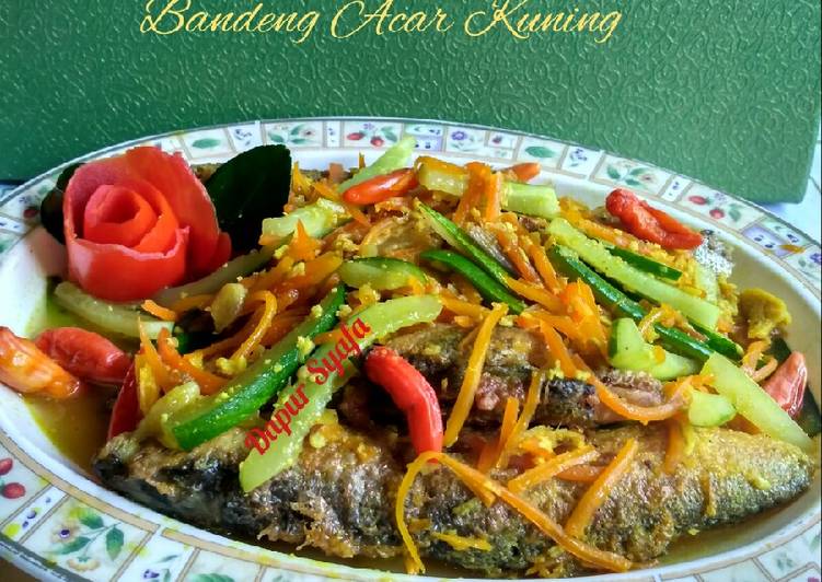 Proses memasak Bandeng Presto Acar Kuning Lezat