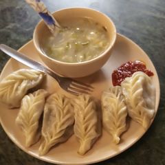 A picture of Chicken Momo.