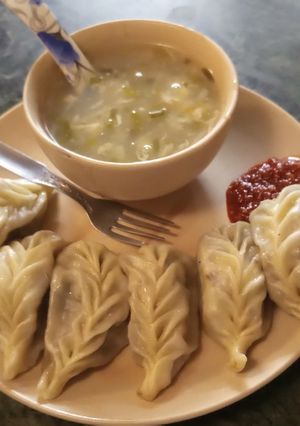 A picture of Chicken Momo.