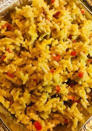 A picture of Mixed peppers rice.