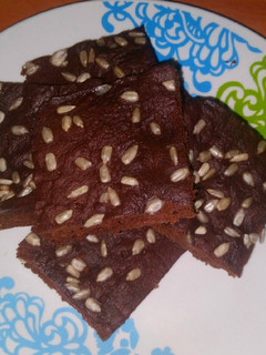 Una foto de Brownies de Avena extra fáciles en Microondas🍫Gluten Free🌰