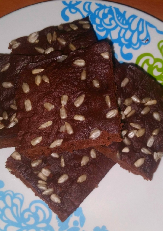 Una foto de Brownies de Avena extra fáciles en Microondas🍫Gluten Free🌰