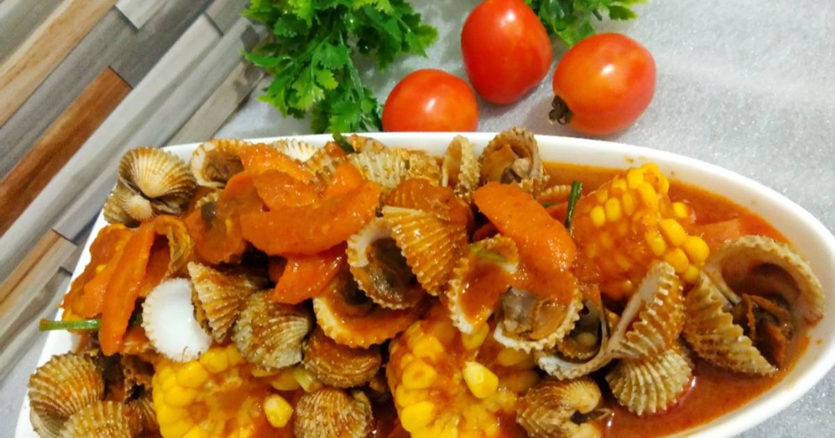 Resep Kerang Dara Saus Padang ala Resto oleh Mamah Aura Cookpad