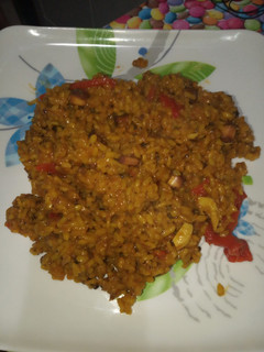 Una foto de Arroz con pulpo