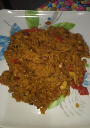 Una foto de Arroz con pulpo