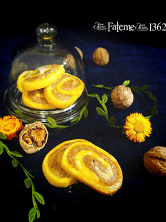 عکسی از دستور کلوچه مغزدار گردویی