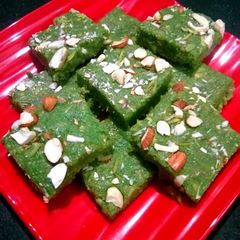 A picture of Hare Chaney Ki Burfi.