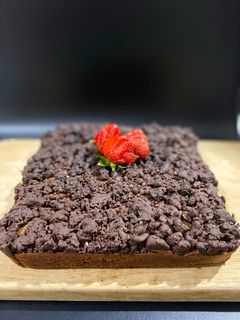 Foto resep Choco crumble banana cake