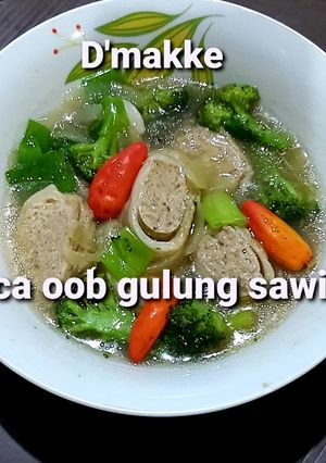 Foto resep Ca otak2 bendeng gulung sawi