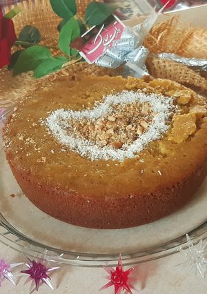 عکسی از دستور کیک قابلمه ای من برای تولد همسرم