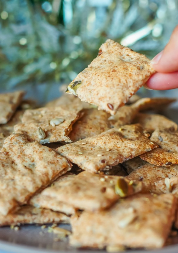 Una foto de Crackers caseras