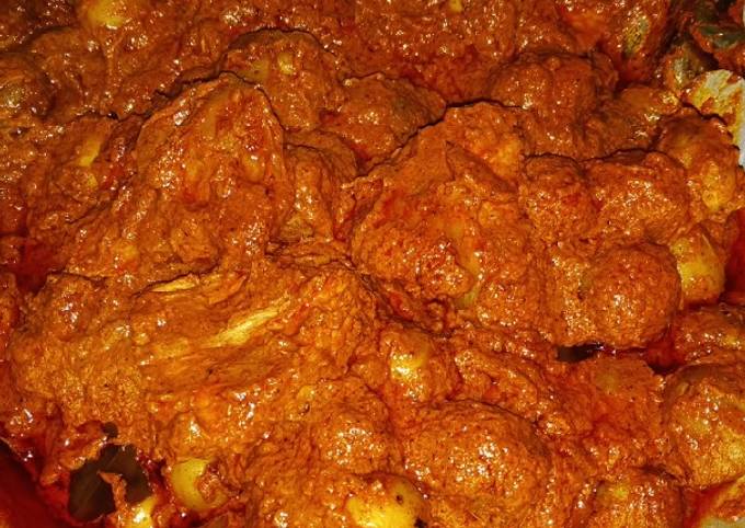 Rendang daging super simple