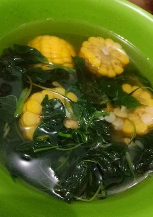 Foto resep Sayur bayam jagung