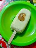 Helados de crema con manjar