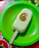 Helados de crema con manjar