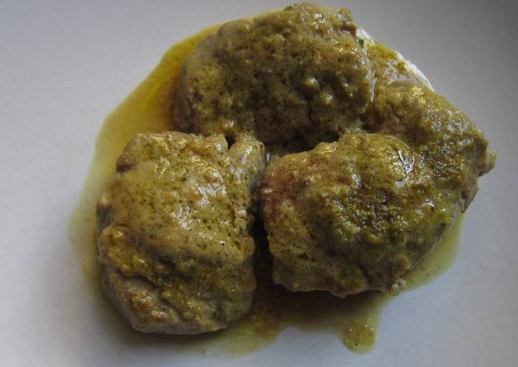 Filetto di maiale al pistacchio