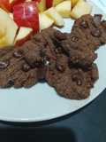 Galletitas de choco con harina de lentejas