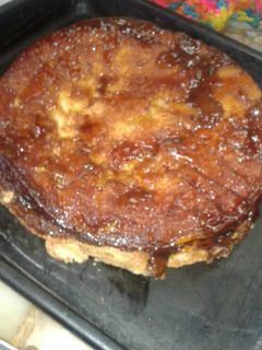 Una foto de Torta de manzana invertida
